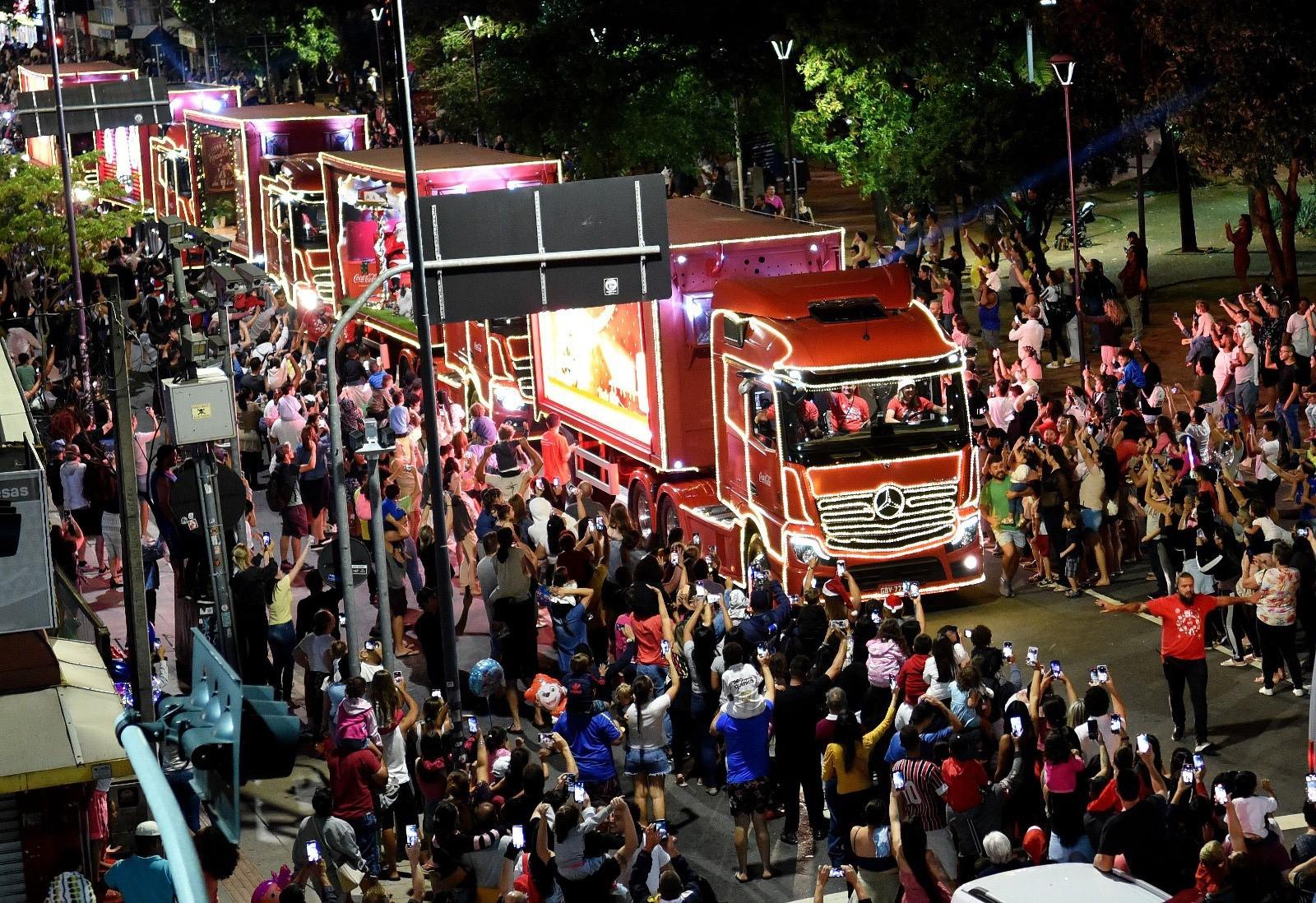 Campinas recebe no dia 19 a Caravana de Natal da Coca-Cola FEMSA Brasil