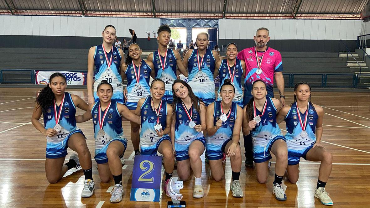 Itatiba é prata no Basquete sub-21 feminino nos Jogos Abertos