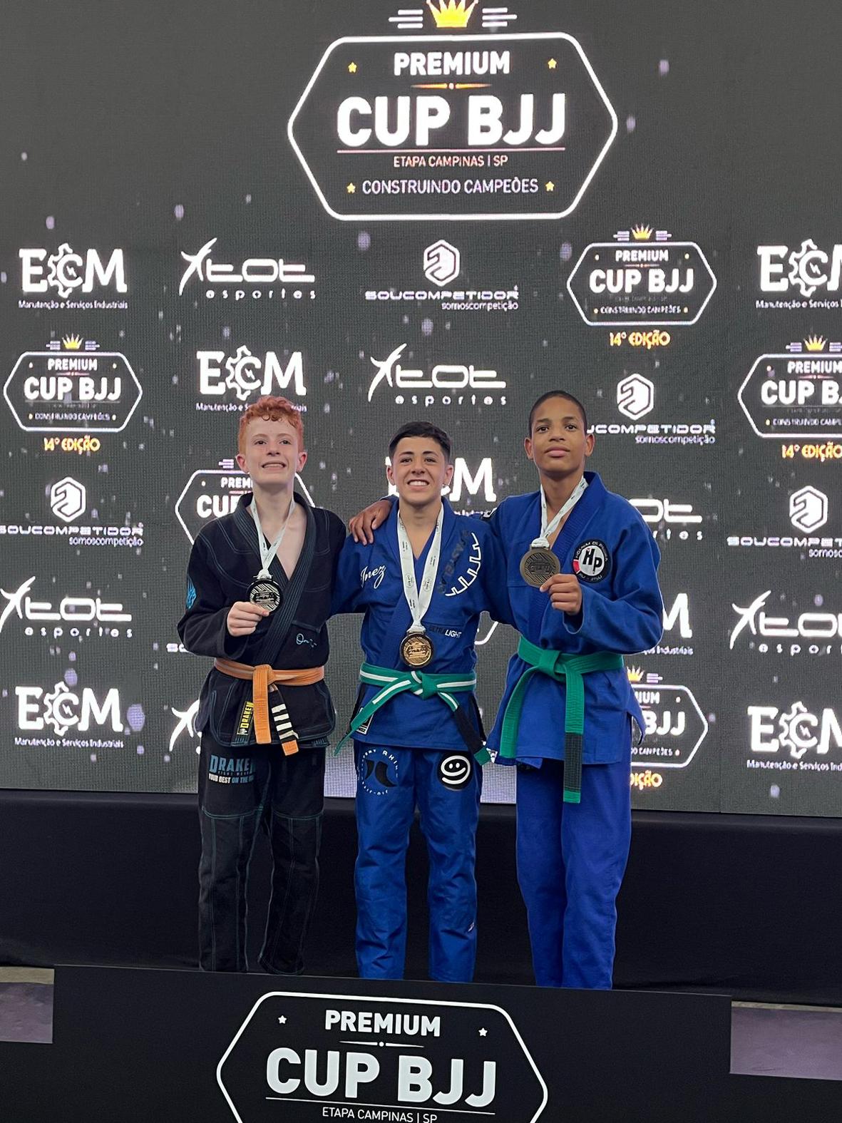 Arthur Eliziario conquista vice-campeonato na Premium Cup de Jiu-Jitsu